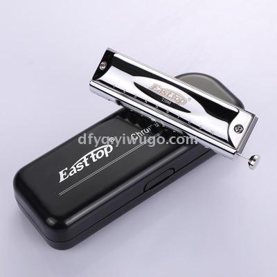 EASTTOP 10-hole chromatic harmonica