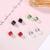 allergy ear pin cabinet cubic crystal crystal earrings for female students small ornaments a substitute hair