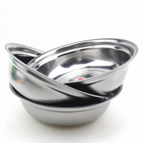 G1343 22# Stainless Steel Soup Plate Tableware Wholesale Department Store 2 Yuan Yiwu 2 Yuan Store Wholesale