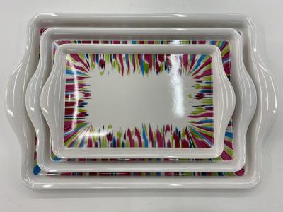 Miamine tray imitation porcelain dinner plate