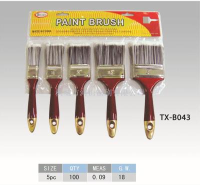 Red handle gold point 5 kinds of size combination brush manufacturers direct sales quality assurance quantity good price