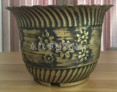 Made plastic flowerpot imitation pottery flowerpot handicraft flowerpot