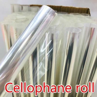 Transparent film cellophane roll export gift packaging film