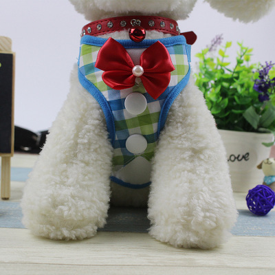 Pet supplies manufacturer direct selling wholesale dog leash Pet chest strap teddy small dog vest type