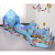 New Hot Push Children's Tent Three-in-One Indoor Game House Folding Three-Piece Set Underwater World Ocean Ball Pool