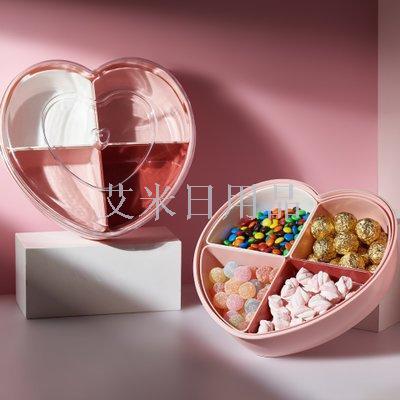 Jl-6261 candy box dried fruit tray plastic lazy person fruit tray wedding candy box snack melon seeds dried fruit box