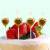 Web Celebrity Long Pole Love Star Birthday Candle party party colorful gold-plated Cake Baking Plugin