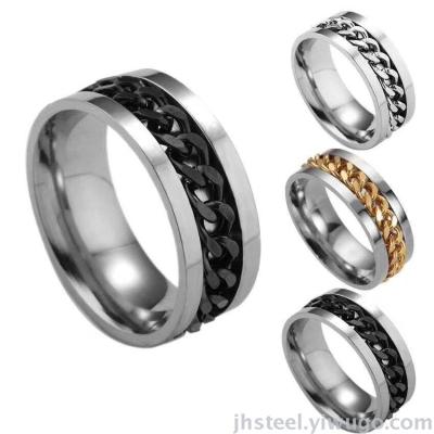 Web celebrity open wine artifact titanium steel ring titanium steel chain ring manufacturers direct sales