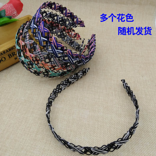 a1012 square wave wire head buckle headdress hair accessories headband hair comb yiwu 2 yuan store wholesale