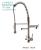 Multifunctional spring pull hot - selling high - grade kitchen basin copper faucet