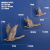 Mediterranean Three-piece Bird Tree Stump Bird Wild Goose Seabird Creative Home Decor MA10816