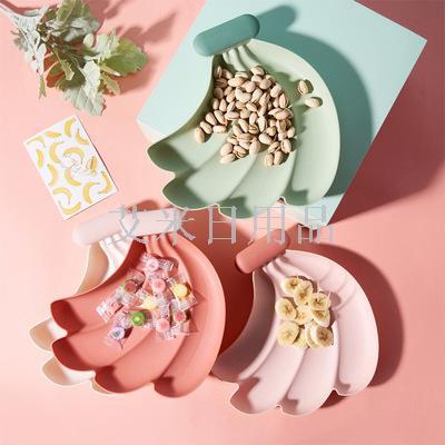 Jl-6238 Fruit tray Living room household Nordic style snack tray personality fashion small delicate plastic fruit tray