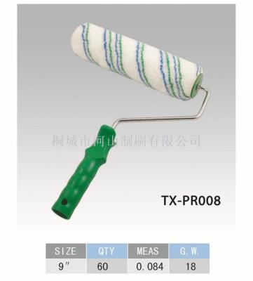 Blue green stripes roller brush green handle manufacturers direct quality assurance quantity and price are good