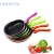 The manufacturer sells color fruit handle double bottom flat pan Smokeless non-stick Energy Saving WOK Quantity high price