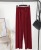 Corduroy wide-leg trousers for women Spring 2020 new mop-length trousers for women Straight tube high-waisted velvet trousers for women Corduroy