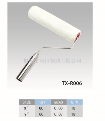 Pure white roller brush iron handle brush manufacturers direct quality assurance quantity and good price welcome to buy