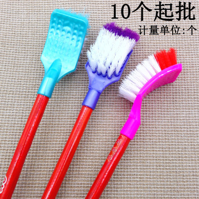 D1941 Wooden Handle Square Toilet Brush Cleaning Brush Long Handle Toilet Brush Toilet Cleaning Brush Yiwu Eryuan Store
