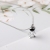 Korean version of ins cosmonaut Cosmonaut necklace set long style Female Pendant installed students simple double clavicle chain