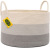 Cotton Rope Woven Basket Storage Folding Storage Basket 