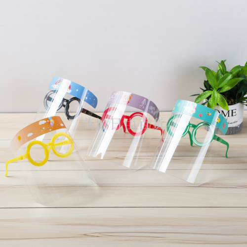 protective mask kindergarten primary school outdoor splash-proof dust children isolation transparent protective mask