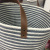 Cotton cord woven household goods basket Nordic simple Cotton cord basket large toy clothes basket