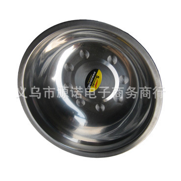 G1347 20# Stainless Steel Soup Plate Daily Necessities Kitchen Catering Supplies Yiwu 2 Yuan Two Yuan Wholesale