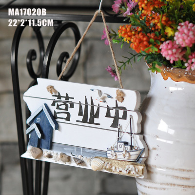 WC Handcrafted Wooden Creative toilet board Decorative Pendant Welcome to the shopping Guide Card
