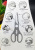 N2432 Fish Scissors Dual-Purpose Kitchen Scissors Bottle Opener Household Tools Yiwu Wholesale 2 Yuan Shop Hot Sale