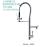 Domestic and overseas hot high-grade boutique kitchen basin multi-functional spring pull pin copper faucet