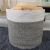 Cotton Rope Woven Basket Storage Folding Storage Basket 