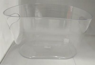 Transparent Oval Large Capacity Ice Bucket Bar Beer Barrel