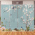 New Chinese partition curtain screen custom design art shutter tea room Zen landscape hanging curtain electric shading