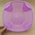 I1231 225 Kapok Fruit Basket Plastic Fruit Plate Candy Plate Household Living Room Dried Fruit Plate Daily Necessities