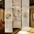New Chinese partition curtain screen custom design art shutter tea room Zen landscape hanging curtain electric shading