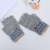 Winter New men's half finger warm gloves students Korean alphabet writing computer typing wholesale