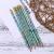 Xinghong Pen 6 PCs Triangle Pole HB Pencil Student Non-Toxic Correct Grip Position Pencil with Eraser