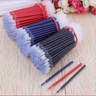 Gel Ink Pen Refill Wholesale Black Blue Red Signature Pen Full Needle Tube Bullet Calligraphy Practice Refill Customization