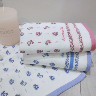Futian factory direct selling cotton face soft absorbent cotton printed face beauty