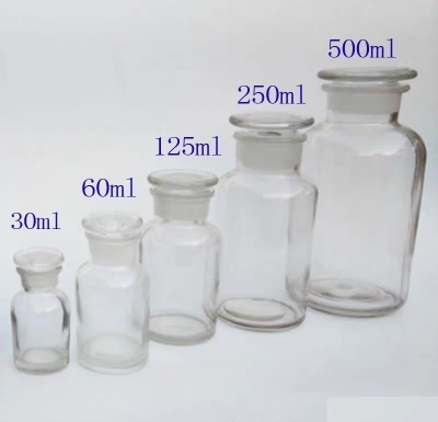 Reagent Bottle Glass Bottle Glass Lid