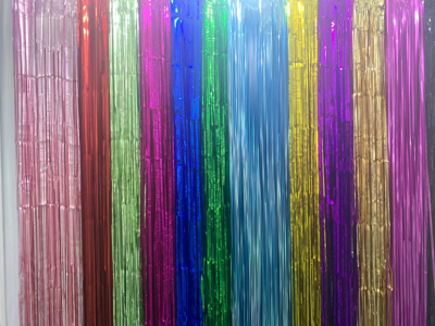 Factory Direct Sales Metal Tinsel Curtain Party Gathering Birthday Decoration Supplies 1-2 M Christmas Wedding Supplies