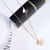 Korean Titanium Steel necklace female Simple four-leaf Clover Pendant necklace short clavicle wholesale