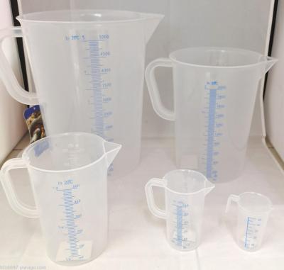 Transparent Color Double-Sided Stripe Scale Measuring Cup Household Ml Milk Tea Measuring Cup