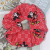 Cross-border new Mickey Large intestine texture hair ring hair New large ring hair tie pig large intestine hair ring ground flowers