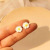 Short style South Korea flower tide women allergy-proof color small Daisy flower Fresh Versatile women wholesale