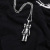 The original street action figure stainless steel necklace Japan popular logo hip-hop move men disco lovers necklace \"women hanging accessories