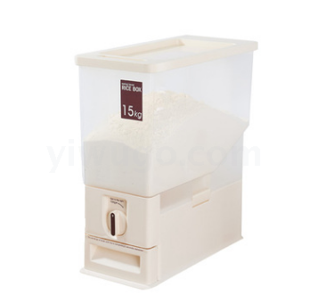 Rice drum Domestic Rice drum Japanese type Rice drum bestop-proof insect-proof plastic 15KG automatic measurement of 30kg Rice cylinder storage box