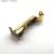 Factory Direct Sales Curtain Rod Bracket Golden Iron Single Bracket Furniture Hardware Accessories