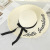 2019 New Straw Hat Bowknot Created the Large Brimmed Hat Dome Sun Block Beach Letters Beach Sunshade Straw Hat Woman