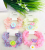 Korean cute Daisy Flower net hair ring rope rubber band tie head leather cover