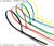 Multi-Purpose Nylon Zipper Ribbon-20.35 Self-Locking Cable Ribbon Workshop Black and White Color